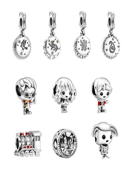 

new classic 925 sterling silver charms fit bracelets for women diy making tv characters series luxury jewelry gift with original bag5543677, Black
