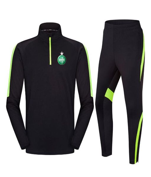 

asse breathable men039s football suit loose and comfortable outdoor running training suit autumn and winter soccer tracksui7824986, Black;blue