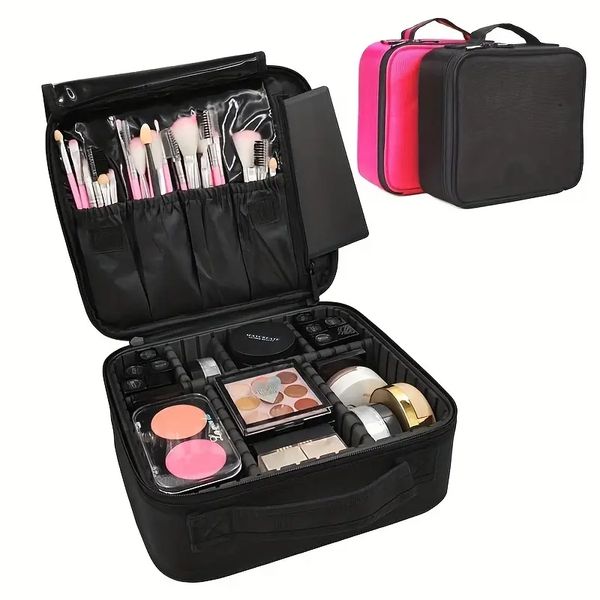 

multifunctional cosmetic hairdressing tools storage bag - large capacity makeup artist waist box for salon tools