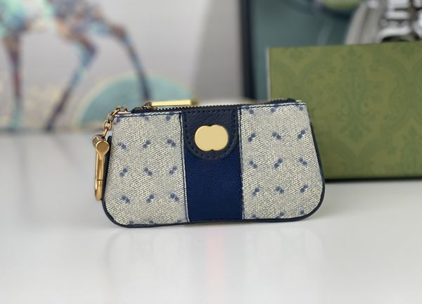 

luxurys designer wallets women ophidia coin purse g772 high-quality woman fashion canvas small card holder with double letters mark and gree, Red;black