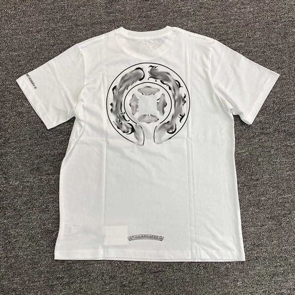 

classics men's luxury t shirt brandch t-shirts designers men women tees fashion horseshoe sanskrit cross print cotton t-shirt casual s, White;black