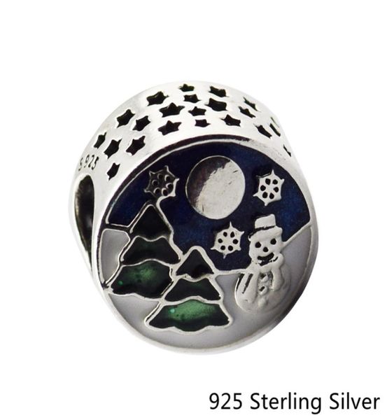 

2017 winter charms fits bracelets 925 sterling silver jewelry snowy wonderland original fashion charms beads7384959, Black
