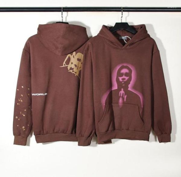 

men039s hoodies young thug hoodie 555555 print plush men39s and women39s loose2996766, Black