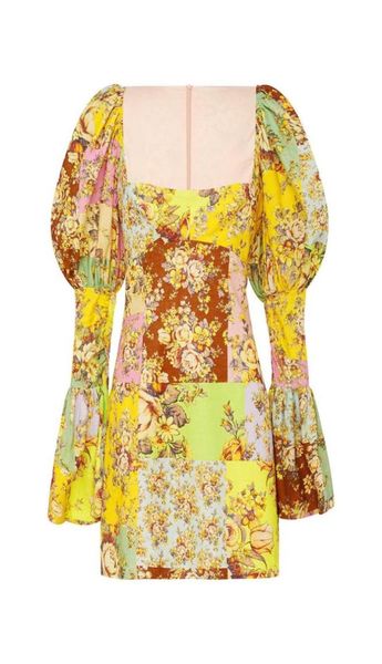 

luxury designer designs linen color matching dress012343914731, Black