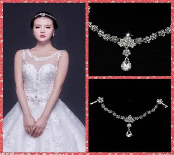 

crystal fascinators for bridal crystal hair accesories artificial fully rhinestone adorned headpiece headwear tiaras handmade from4125452, Silver