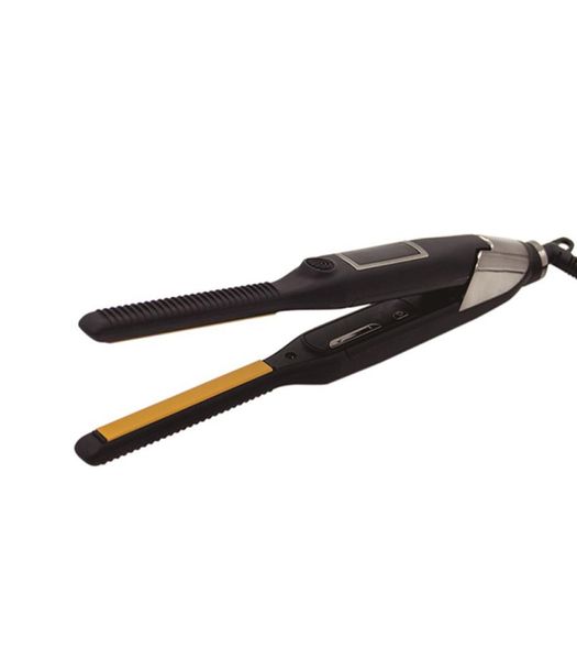 

chjpro 10mm flat iron chapinha professional hair straightener ceramic tourmaline straightening irons small wave hair iron9766070, Black