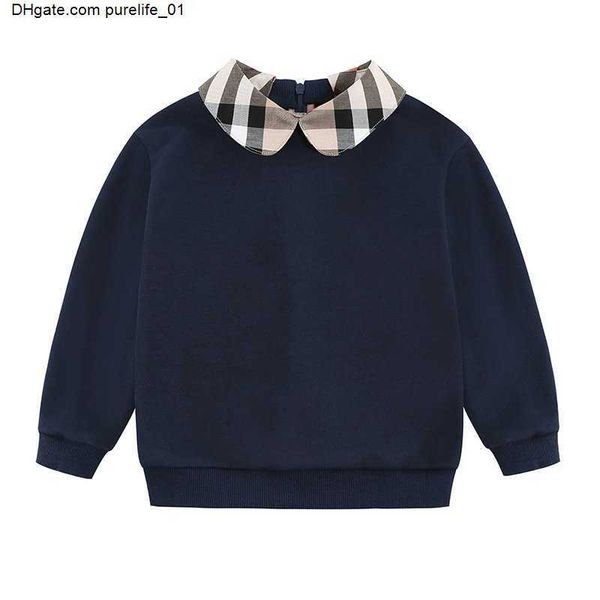 

girls toddler kids sweatshirt kids pullover long sleeve clothing children spring sports costume 2-7 years, Blue
