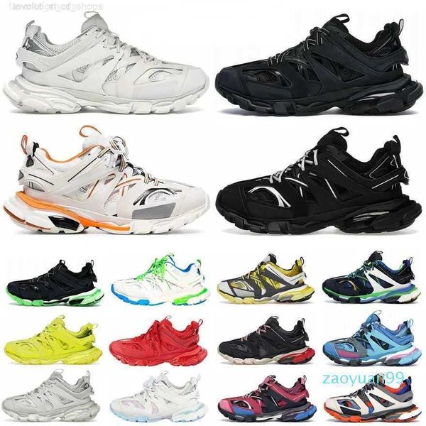 

2023luxury brand designer men women casual shoes track 3 3.0 triple black white pink blue orange yellow green tess.s. gomma sneakers tracks