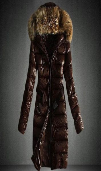 

fashion women down jacket womens slim female coats thicken fur parka long and short down coat clothing hooded down parkas2024179, Black