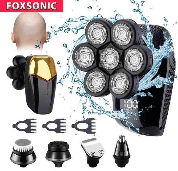 

foxsonic shaver for men 7d independently 7 cutter floating head waterproof electric razor multifunction trimmer for men 2112152992703