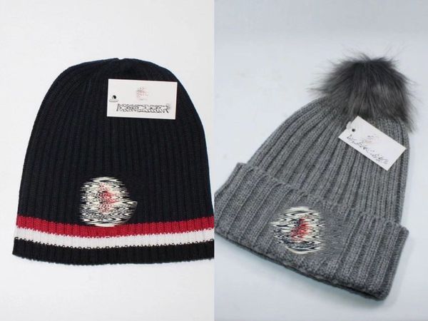 

beanie skull caps designer knitted hat autumn and winter men women warm hat woolen hat baotou cold hat cold ear protection hat, Blue;gray