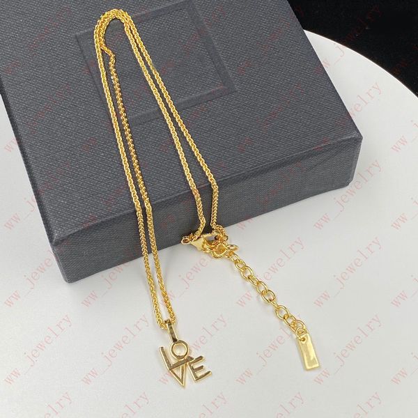 

fashion designer gold alphabet love pendant lady pendant necklaces, simple good matching clothing, valentine's day, christmas, thanksgi, Silver