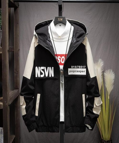 

men multipocket cargo jackets hooded tracksuit coats multi pocket hip hop stand collar pullover jacket male windbreaker301u4680595, Black;brown