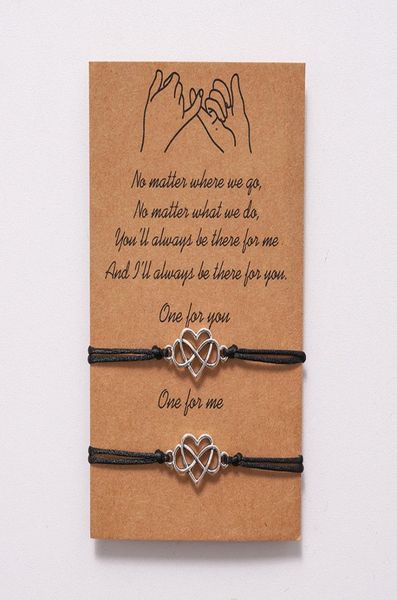 

infinite love bead bracelet red rope braid couple bracelets wish jewelry message card friend compass bracelet wish gift4620108, Golden;silver