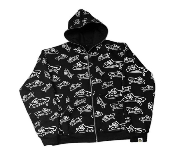 

mens hoodies sweatshirts fulzip hoodie men y2k clothes hoodie grunge hoodies goth heart star graphics long sleeve men hoodies sw1051847, Black