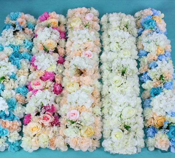

flower wedding road lead flowers long table centerpieces flower arch door lintel silk rose wedding party backdrops decoration6317128