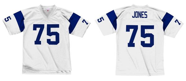 

stitched football jersey 75 deacon jones 1969 mitchell & ness retro rugby jerseys women youth s-6xl
