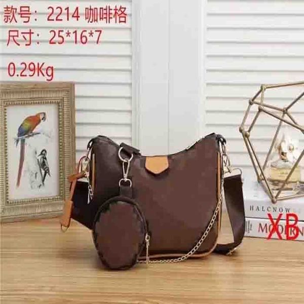 

brand new underarm designer bag 2pcs/set women crossbody shoulderbag waterproof chest pack classic lady handbags purse messenger crossbody t