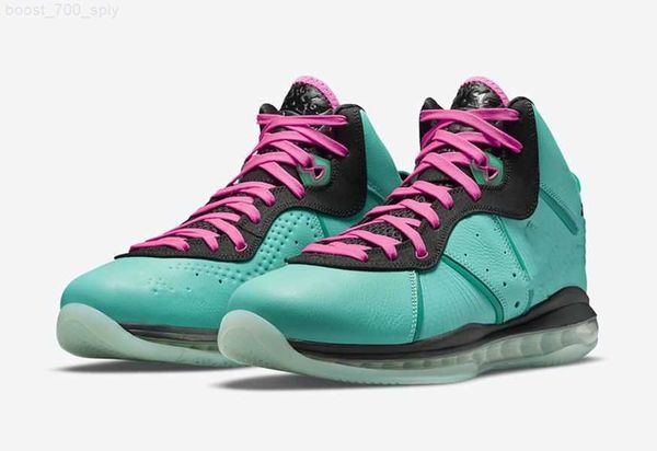 

lebrons 8 south beach men basketball shoes sales 2022 8s retro red varsity royal black sneakers store with box size 7-12