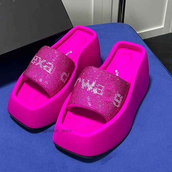 

designer slippers summer sandals thick bottom shoes new luxury sliders, Black