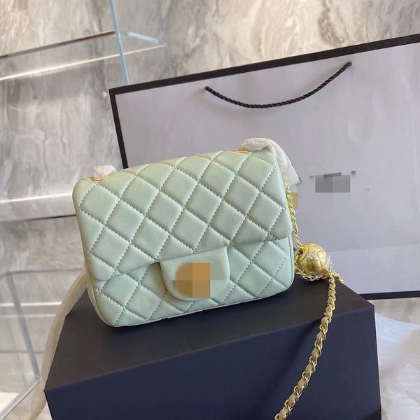 

designer classic women's bag cowhide premium square letter bag oblique span mini hand saddle bag leather horizontal chain gift box