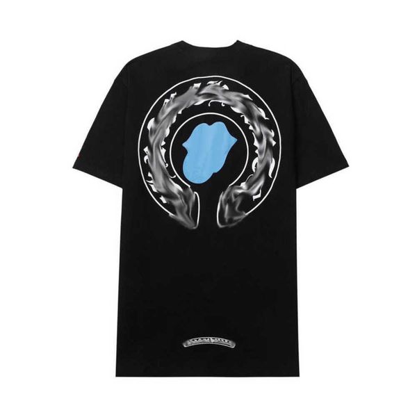 

luxury men's classics t shirts brand t-shirts designers men women tees fashion horseshoe sanskrit cross print cotton tshirts casual sh, White;black