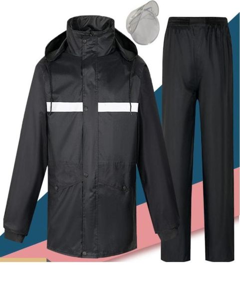 

men039s tracksuits raincoat and rain pants suit outdoor fishing clothes men39s women39s fashion reflective motorcycle rid5236685, Gray