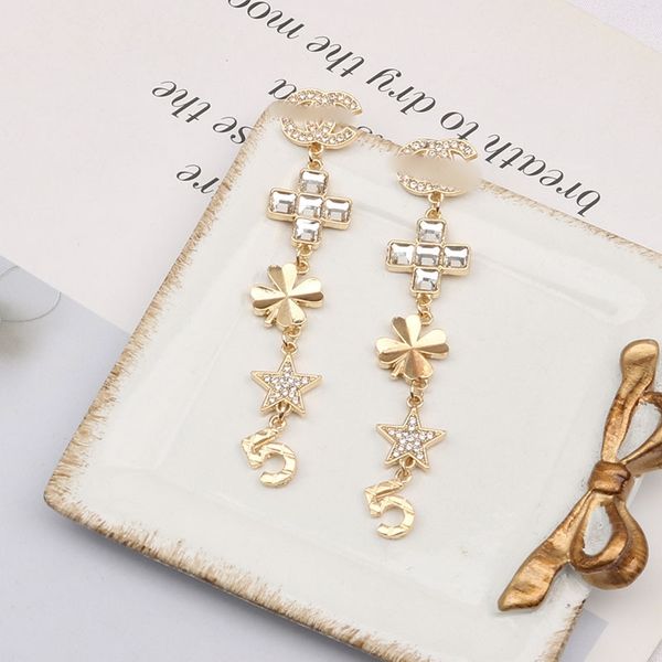 

8355 new cross border designer fashion sweet gold and silver earrings exaggerate cool style earrings 925 silver, Golden;silver