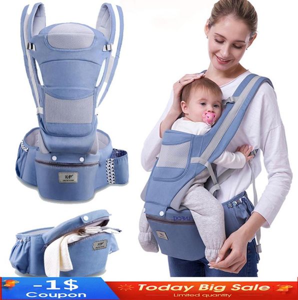 

new 048 month ergonomic baby carrier infant baby hipseat carrier 3 in 1 front facing ergonomic kangaroo baby wrap sling 2011101876382643