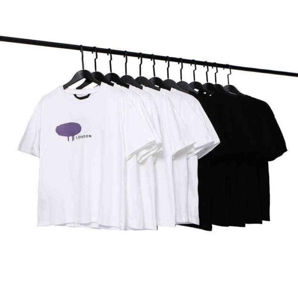 

designer of luxury tshirt brand s angel t shirt pa clothing spray letter short sleeve spring summer tide men and women5681123, White;black