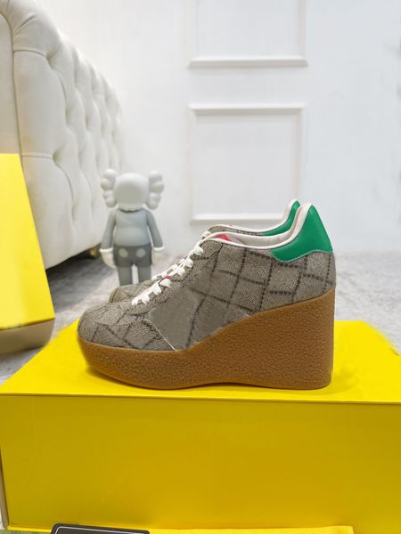 

wedge heel gazelle sneakers maxi sneaker casual shoes men black canvas rubber pebbles fashion brands walking shoe patchwork collaboration ou