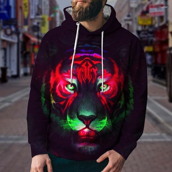 

men's hoodies 2023 3d animal print men and women sweatshirts selling clothes long sleeve autumn sports funny hoodi wear, Black