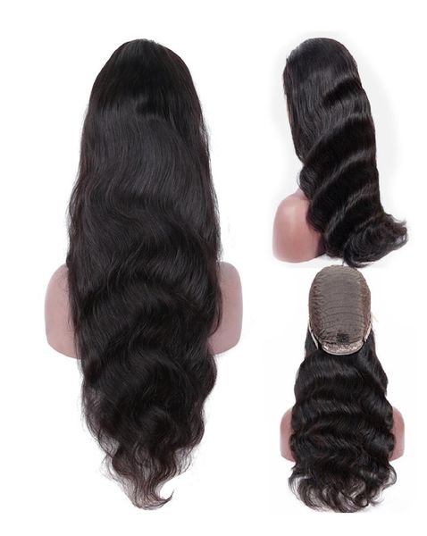 

indian human hair body wave 4x4 lace front closure wigs 1028 inch long human hair wigs afro kinky curly human hair wig natural co1959953, Black;brown