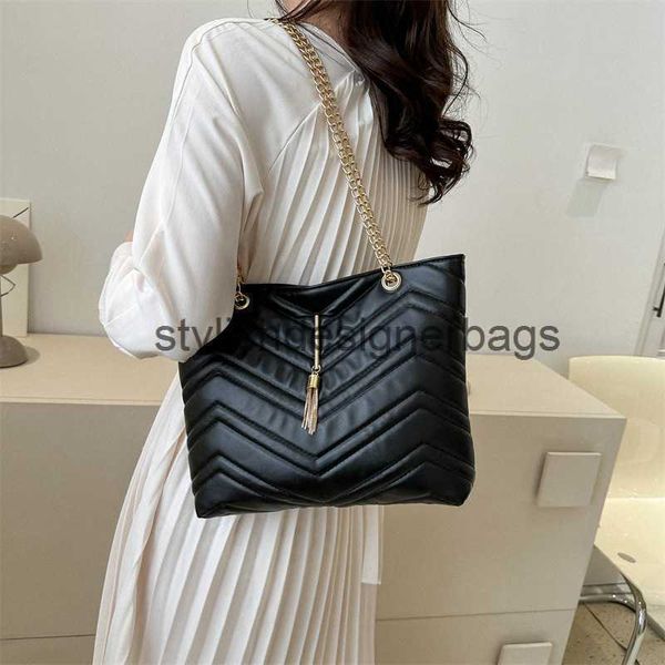 

shoulder bags 2023 summer new high capacity tassel women's bag single shoulder crossbody handheld chain fashion versatile commuter wome
