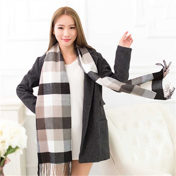 

b urbbery wool winter and autumn sarves online store autumn new british plaid men's imitation cashmere scarf tassel couple style parent, Blue;gray