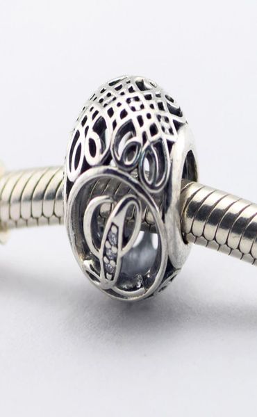 

vintage letter l clear cz beads fits bracelets beads authentic sterling-silver beads diy charm wholesale charms le015-l8026972