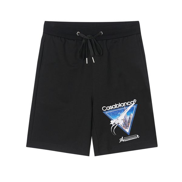 

2023 mens shorts designer womens fashion trend fitness sports pants short simple and generous mans summer casablanc, White;black
