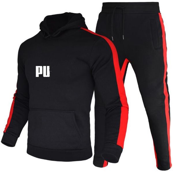 

mens tracksuit man jacket hoodie pants men s clothing sport hoodies sweatshirts couples suit casual sportswear, Gray