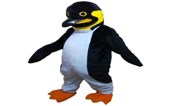 

2019 discount factory penguin mascot costume cartoon real po7272328, Red;yellow