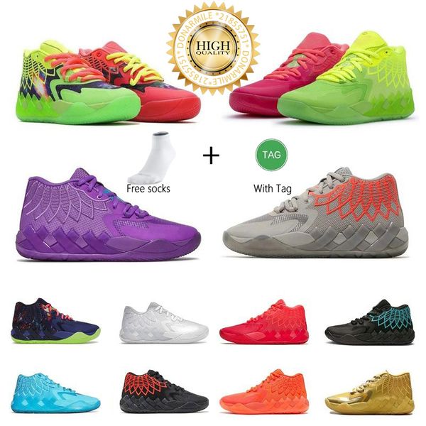

mb1 mb1 mb.0 1 designer mens basdketball shoe lamelo ball 1 rick and morty blast buzz city lo ufo not from here queen ricks mortys men outdo
