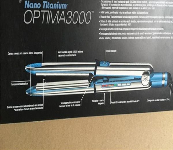 

new arrival optima 3000 hair straightener vs pro nano titanium 1 1 4 plate flat iron ionic hair straightener9325273, Black