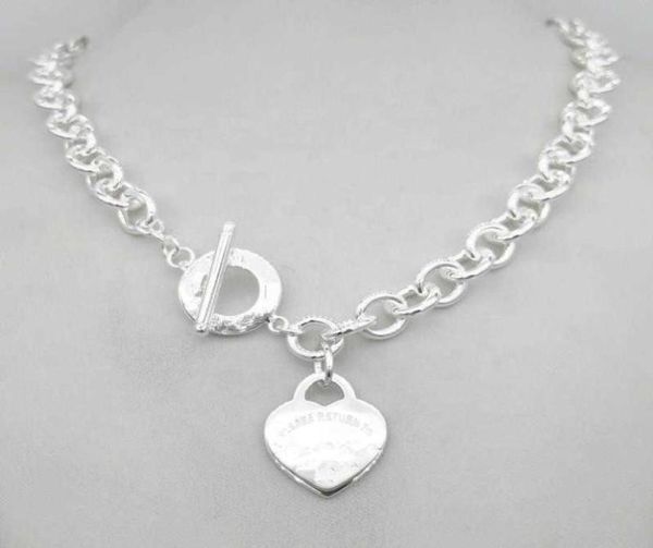 

design man women fashion necklace pendant chain necklace s925 sterling silver key return to heart love brand pendant charm with bo5022432