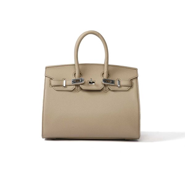 

h ermes original brikis's tote bags online store new fashion litchi pattern bag women's handbag with real logo