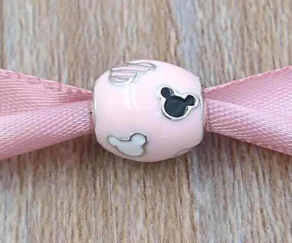 

andy jewel jewelry authentic 925 sterling silver beads miky mouse icon charm fits european style bracelets neckl91405212281752, Black