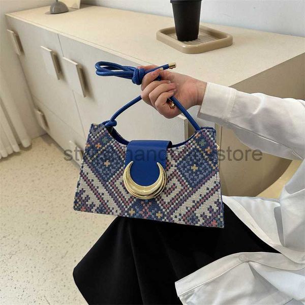 

shoulder bags spring 2023 new ethnic wind flower canvas jacquard boston pillow bag shoulder bag handbag women's bagstylishhandbagsstore