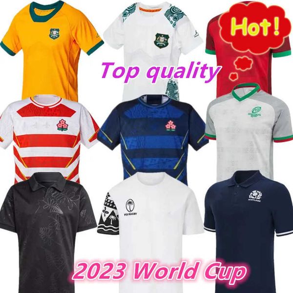 

2023 rugby jerseys 23 24 australia ireland scotland japan national team fiji tonga portugal south usas new africa zealand shirts t uniforms, White;black