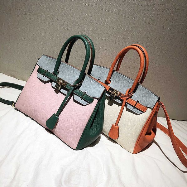 

casual h ermes brikis's tote bags online store bag women 2023 new bags lychee pattern fashion handbag large one shoulder bridal with re