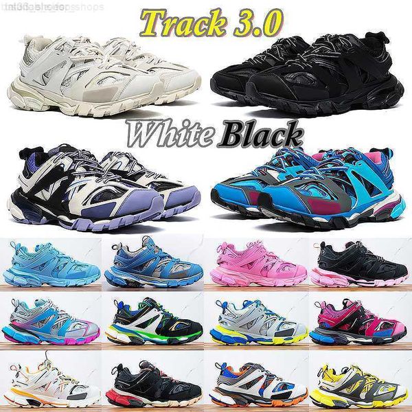 

designer shoes track 3 sneakers for men and women pink sepatu chunky blue black red track 3.0 tess.s. gomma platform trainers