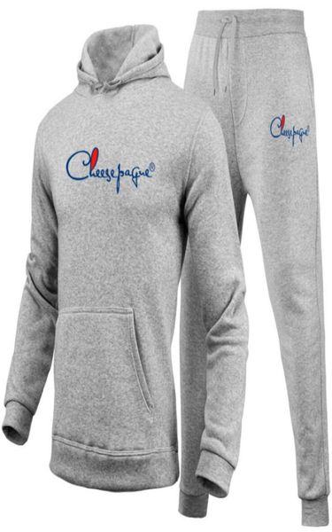 

2022 autumn brand tracksuit hoodies and sweatpants men women daily casual sports jogging suit gym outfits4092892, Gray