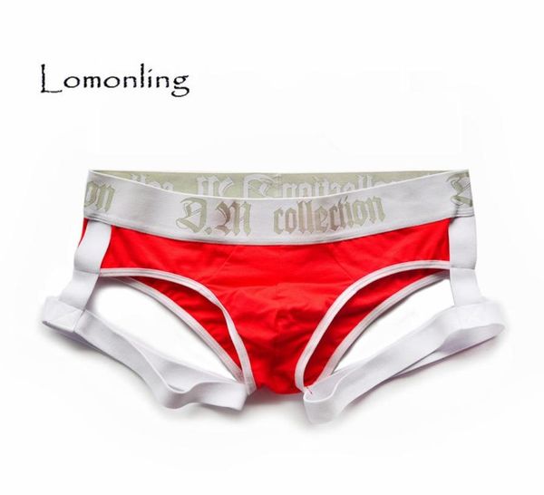 

lomonling 2019 mens briefs underwear men dm men039s underwear dress strap briefs low waist tight personality cotton3469361, Black;white